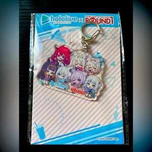 Hololive x Round 1 Collab Exclusive Limited Edition Keychain Acrylic CHIBI VER.